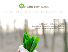 Tablet Screenshot of helenefoundation.org